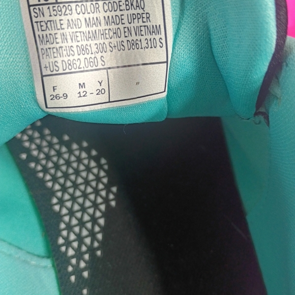 Skechers Women's SZ 10 GO Walk 5 Alive 15929 Walking Sneaker Green Black. - Picture 6 of 8